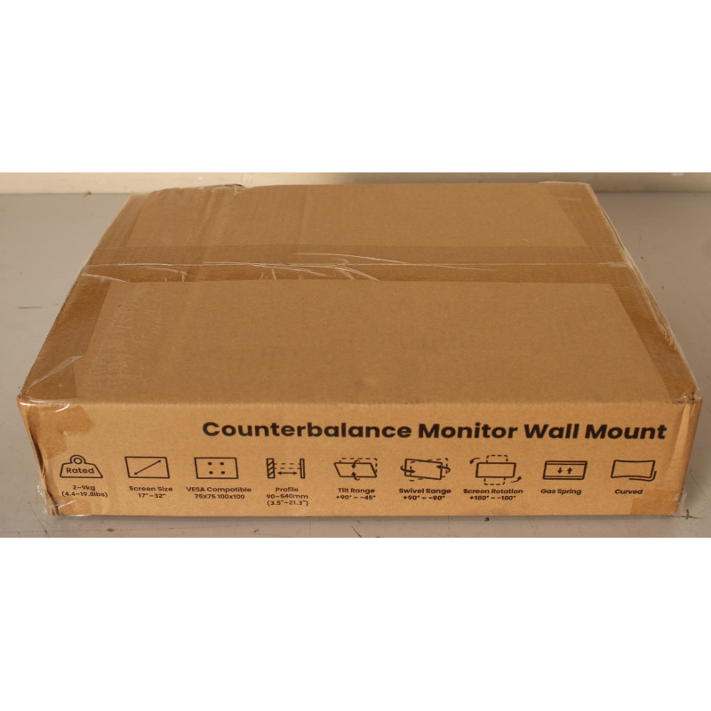 SALE OUT. | Logilink Wall mount | Tilt, swivel, rotate | 17-32 " | Maximum weight (capacity) 9 kg | DAMAGED PACKAGING | Black