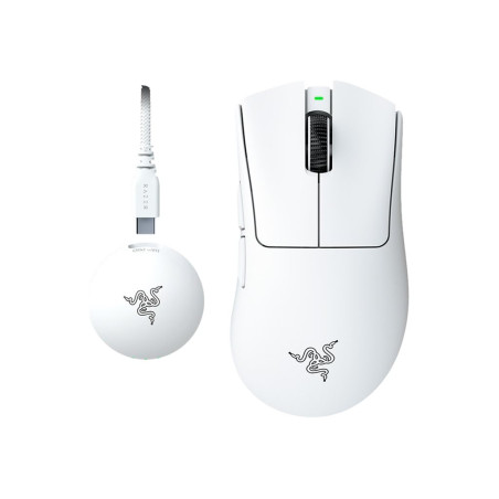 Razer DeathAdder V4 Pro Gaming mouse, White | Razer