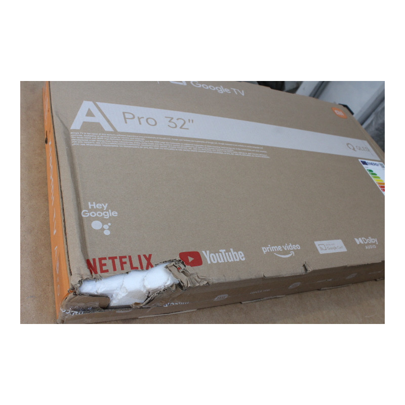 SALE OUT. Xiaomi QLED TV A Pro 2026 | 32" | Smart TV | Google TV | HD | Dark Gray | DAMAGED PACKAGING
