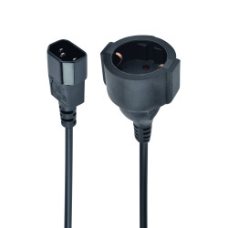 Cablexpert | Power adapter cord | PC-SFC14M-01 | 0.15 m