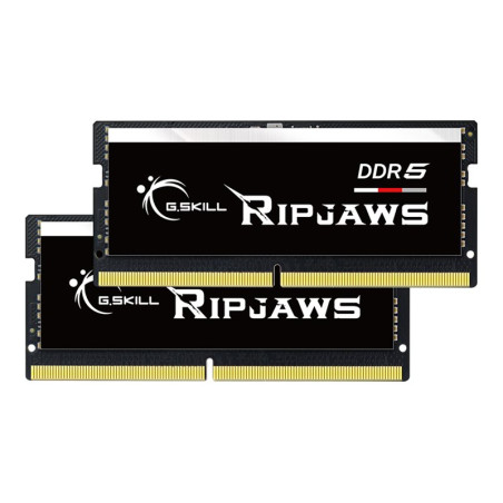 G.Skill Ripjaws laptop memory, SODIMM, DDR5, 32 GB, 4800 MHz, CL34 (F5-4800S3434A16GX2-RS) | G.Skill