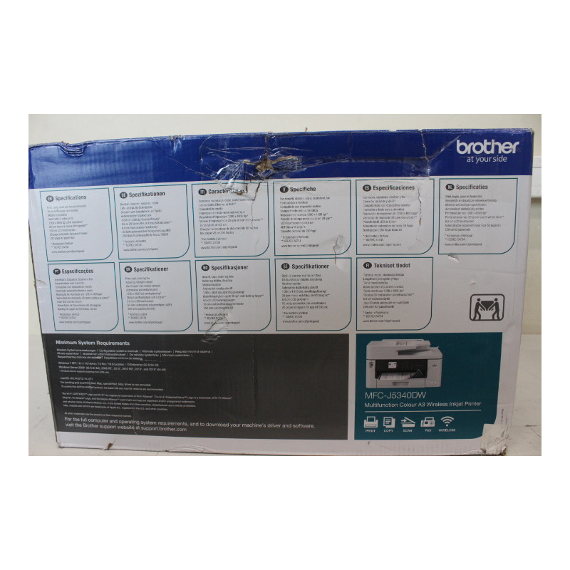 SALE OUT. Brother | MFC-J5340DW | Inkjet | Colour | 4-in-1 | A3 | Wi-Fi | DAMAGED PACKAGING