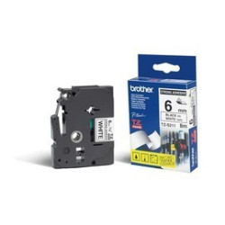 Brother | TZe-S211 Strong Adhesive Laminated Tape | Black on White | TZe | 8 m | 6 cm