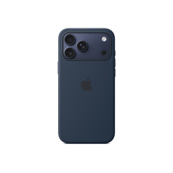 Apple iPhone 17 Pro Max Silicone Case with MagSafe Midnight | Apple
