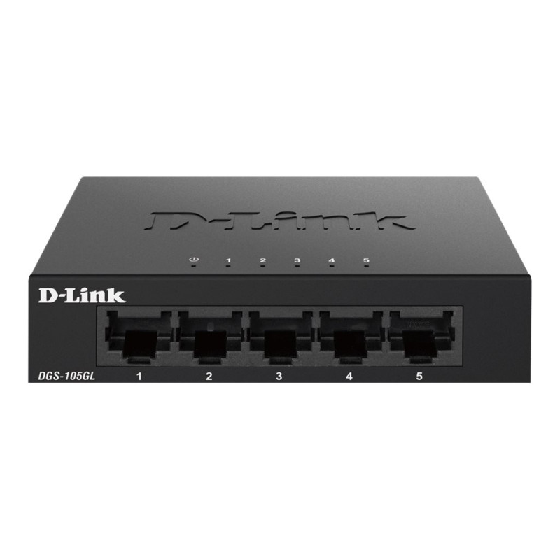 D-Link | Ethernet Switch | DGS-105GL/E | Unmanaged | Desktop | Gigabit Ethernet (copper) ports quantity 5