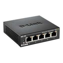 D-Link | Ethernet Switch | DGS-105/E | Unmanaged | Desktop | Gigabit Ethernet (copper) ports quantity 5