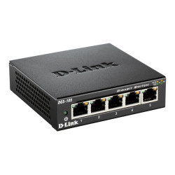 D-Link | Ethernet Switch | DGS-105/E | Unmanaged | Desktop | Gigabit Ethernet (copper) ports quantity 5