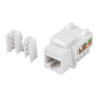 Lanberg | Keystone Module RJ45 to LSA CAT.6, UTP | KSU6-1090 | White