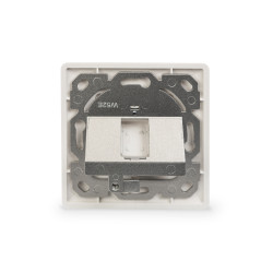 Digitus | Wallplate for Keystone Modules, German type, middle plate 50x50 mm, frame 80x80 mm | DN-93811
