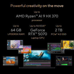 Asus ProArt P16 H7606WP-SR231X | Nano Black | 16 " | OLED | Touchscreen | 3K | 2880 x 1800 pixels | 120 Hz | Glossy | AMD Ryzen 