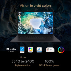 Asus ProArt P16 H7606WP-SR231X | Nano Black | 16 " | OLED | Touchscreen | 3K | 2880 x 1800 pixels | 120 Hz | Glossy | AMD Ryzen 