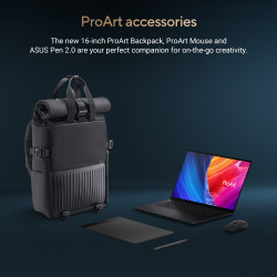 Asus ProArt P16 H7606WP-SR231X | Nano Black | 16 " | OLED | Touchscreen | 3K | 2880 x 1800 pixels | 120 Hz | Glossy | AMD Ryzen 
