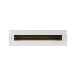 Lanberg 19" 3U Voltage Distrubution Panel with Din Rail TS-35 | Grey