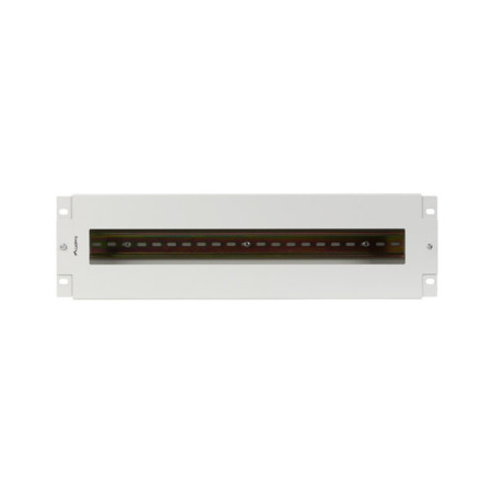 Lanberg 19" 3U Voltage Distrubution Panel with Din Rail TS-35 | Grey