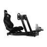 Next Level Racing Aluminium Simulator Cockpit, Wheel Plate Edition | GTElite Lite | Black