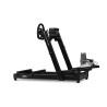 Next Level Racing Aluminium Simulator Cockpit, Wheel Plate Edition | GTElite Lite | Black