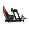 Next Level Racing Aluminium Simulator Cockpit, Wheel Plate Edition | GTElite Lite | Black