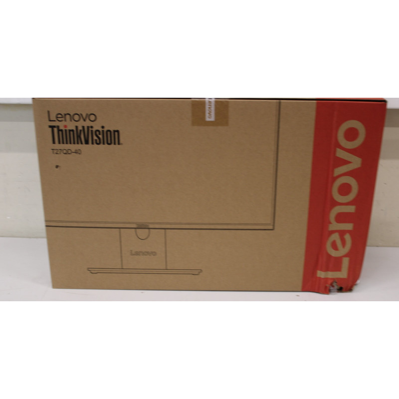 Lenovo SALE OUT. | ThinkVision | T27QD-40 | 27 " | IPS | 16:9 | 120 Hz | 4 ms | 2560 x 1440 pixels | 350 cd/m | HDMI ports quant