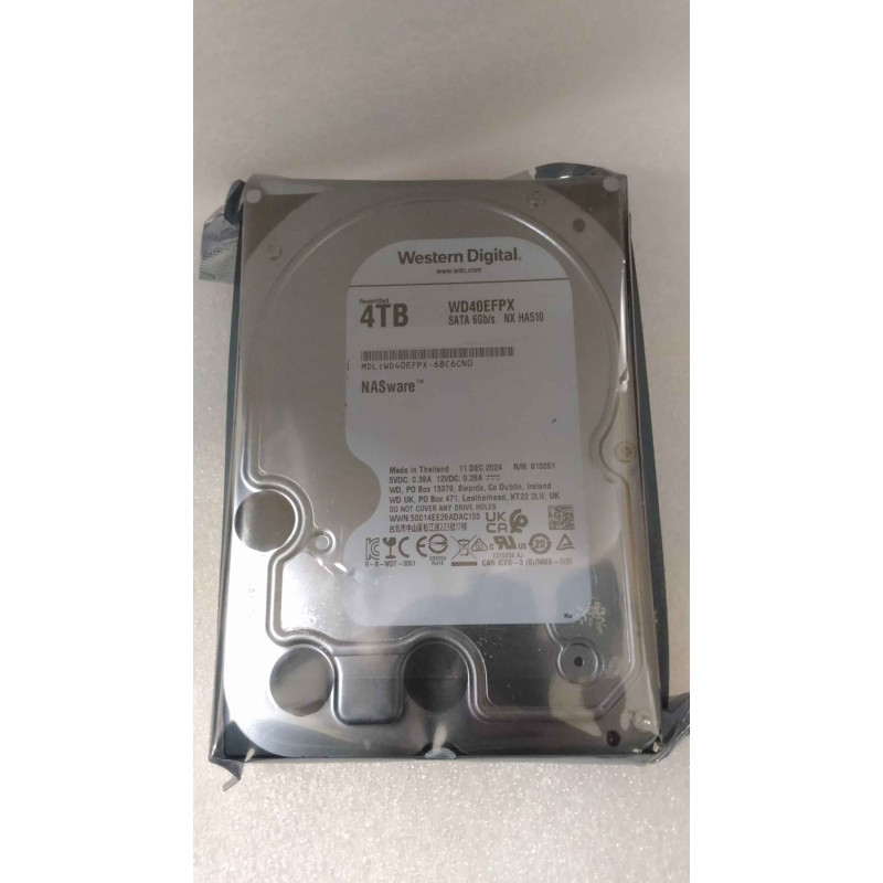 SALE OUT. Western Digital Red WD40EFPX 4TB 3.5" SATAIII HDD | Western Digital Hard Drive | Red WD40EFPX | 5400 RPM | 4000 GB | R