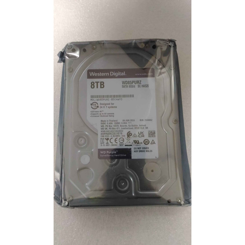 SALE OUT. Western Digital Purple Surveillance Hard Drive 8TB 256MB SATA | Western Digital Surveillance Hard Drive | Purple Surve