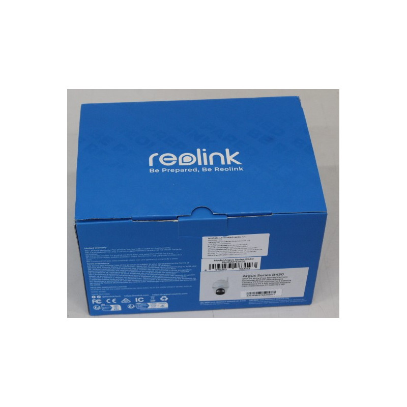 SALE OUT. Reolink Argus Series B430 Smart 5MP Pan & Tilt Wire-Free Camera, White | Reolink Smart Pan and Tilt Wire-Free Camera |