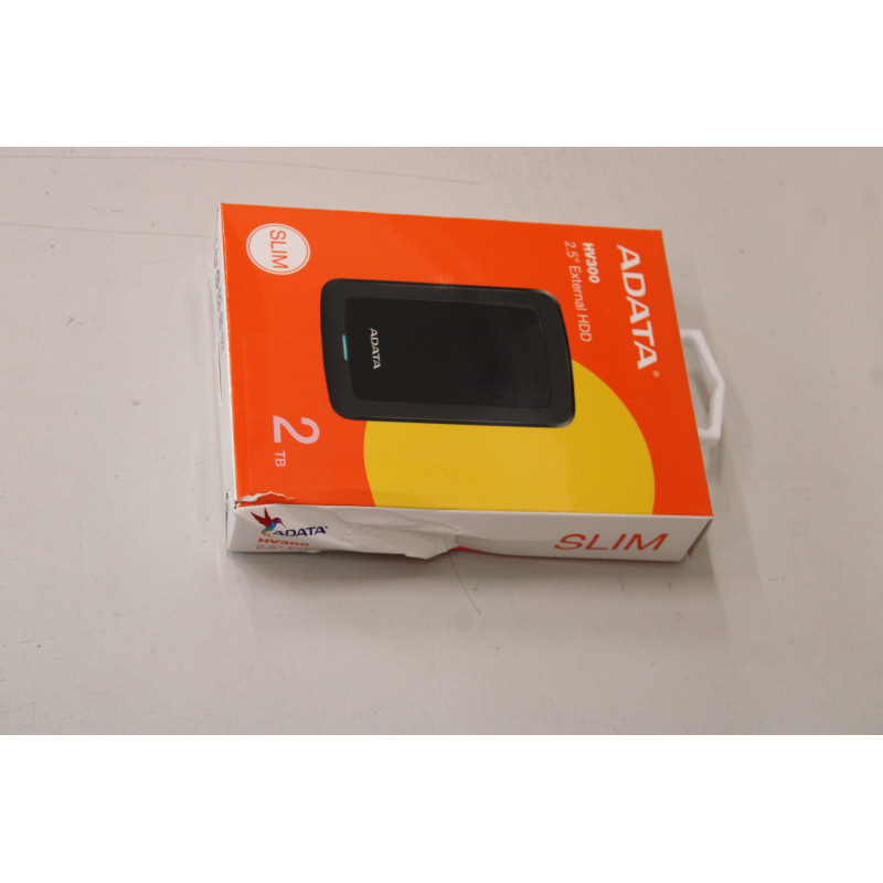 SALE OUT. ADATA HV300 | AHV300-2TU31-CBK | 2000 GB | 2.5 " | USB 3.1 | Black | backward compatible with USB 2.0, 1. HDDtoGo free
