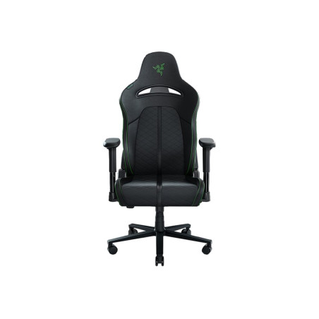 Razer Ergonomic Gaming Chair Enki X EPU Synthetic Leather Steel High density Polyurethane Moulded Foam | Black/Green