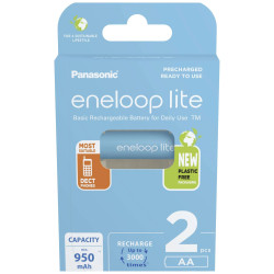 Panasonic | Rechargeable Batteries | ENELOOP Lite BK-3LCCE/2BE | AA | 950 mAh | 2 pc(s)