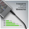 AXAGON USB-C 20Gbps Dual M.2 NVMe SSD CLONE MASTER Enclosure | EEM2-20GD