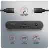 AXAGON USB-C 20Gbps Dual M.2 NVMe SSD CLONE MASTER Enclosure | EEM2-20GD