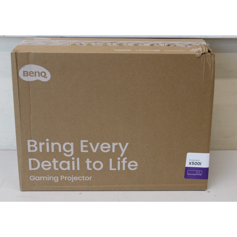 SALE OUT. Benq X500i | 4K UHD (3840 x 2160) | 2200 ANSI lumens | White/Black | DAMAGED PACKAGING | Wi-Fi