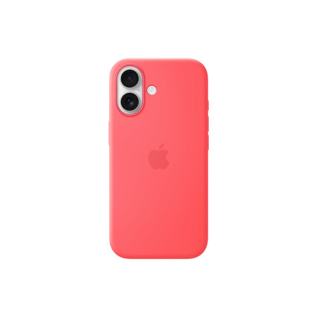 Apple iPhone 17 Silicone Case with MagSafe Bright Guava | Apple
