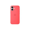 Apple iPhone 17 Silicone Case with MagSafe Bright Guava | Apple