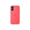 Apple iPhone 17 Silicone Case with MagSafe Bright Guava | Apple