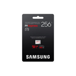 Samsung P9 Express | MicroSD Card | 256 GB | microSDXC | Flash memory class U3, V30, A1