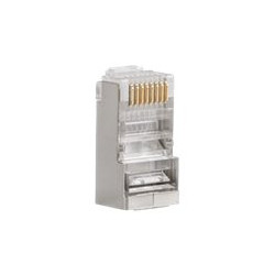 Lanberg | RJ45 CAT.6 FTP Plug 8P8C PASS Through Type, 100 pcs | PLS-6000EZ | Transparent