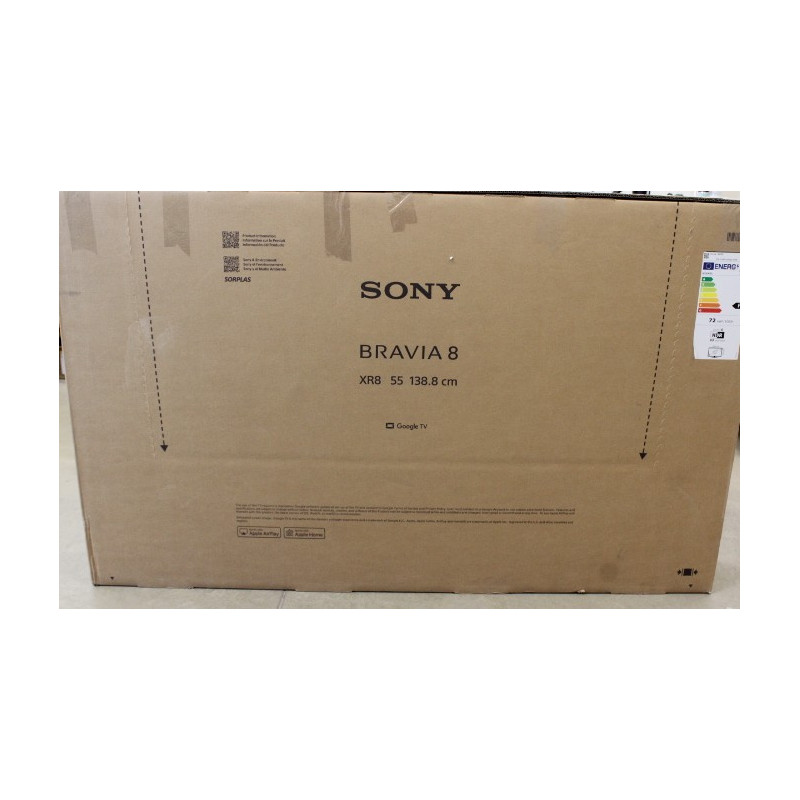 SALE OUT. Sony K55XR80PAEP Bravia 8 | 55 | Smart TV | Google TV | 4K UHD | Black | DAMAGED PACKAGING