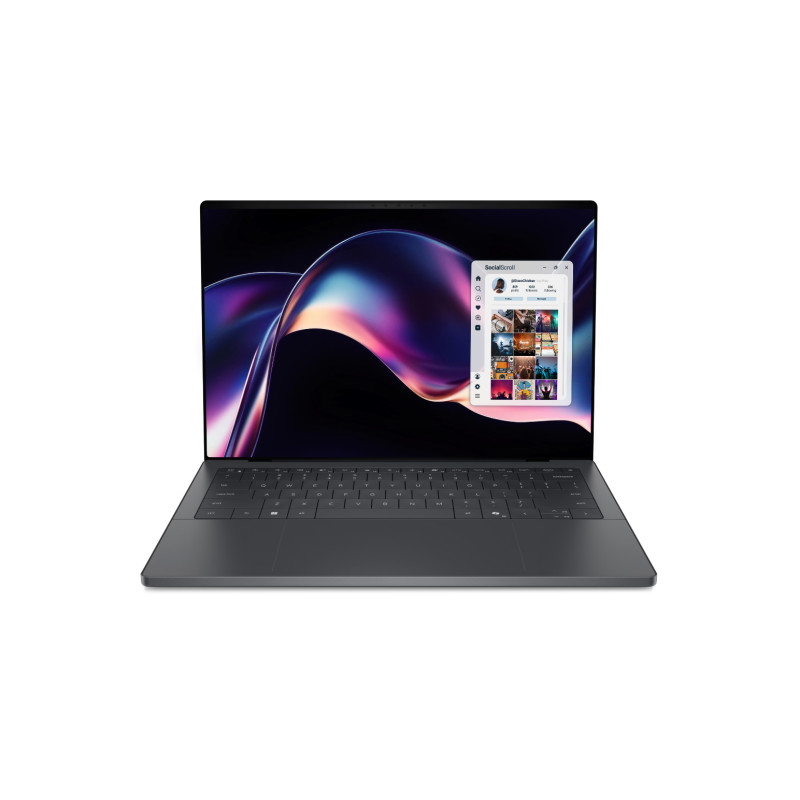 Dell XPS 14 DA14260 | Graphite | 14 " | OLED | Touchscreen | 2.8K | Intel Core Ultra X7 | 358H | 64 GB | LPDDR5x | Solid-state d