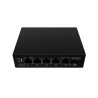 Lanberg Switch PoE 1xBT 3xAT SFP/ETH Din Unmanagment Fast Ethernet | ILFE-4P-1GE-1S-90