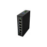 Lanberg Switch PoE 1xBT 3xAT SFP/ETH Din Unmanagment Fast Ethernet | ILFE-4P-1GE-1S-90