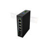 Lanberg Switch Light IndustrialPoE 1xBT 3xAT 2xSFP Din Unmanagment Gigabit Ethernet | ILGE-4P-2S-90 | Unmanaged