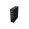 Lanberg Switch Light IndustrialPoE 1xBT 3xAT 2xSFP Din Unmanagment Gigabit Ethernet | ILGE-4P-2S-90 | Unmanaged