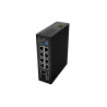 Lanberg Switch PoE 4xBT 4xAT SFP/ETH Din Unmanagment Fast Ethernet | ILFE-8P-1GE-1S-120 | Unmanaged | Din rail, Rack