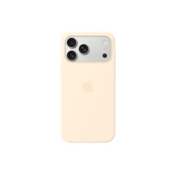 Apple iPhone 17 Pro Max Silicone Case with MagSafe Vanilla | Apple