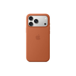 Apple iPhone 17 Pro Max Silicone Case with MagSafe Terra Cotta | Apple