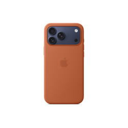 Apple iPhone 17 Pro Max Silicone Case with MagSafe Terra Cotta | Apple