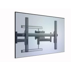 EDBAK Wall mount | Heavy Duty Swing Arm | Tilt | 42-98 " | Maximum weight (capacity) 120 kg | Black