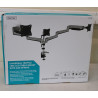 SALE OUT. DIGITUS Triple monitor mount, 3x 27", 3x 6 kg | Digitus Desk Mount | Triple Monitor Gas Spring Mount DA-90363 | Adjust