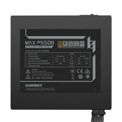 Gamemax PSU | MAX P550B | 550 W | Bronze | Non-Modular
