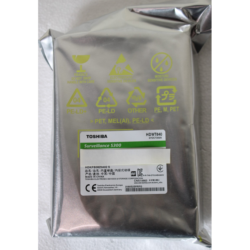 SALE OUT. Toshiba S300 Surveillance Hard Drive 3,5" 4TB BULK/OEM | Toshiba REFURBISHED